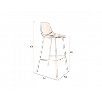 Franky bar stool