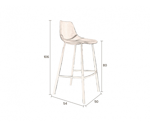 Franky bar stool