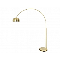 Metal bow floor lamp