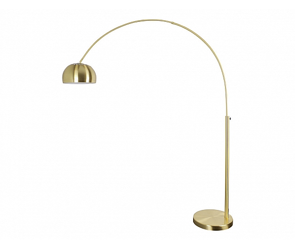 Metal bow floor lamp