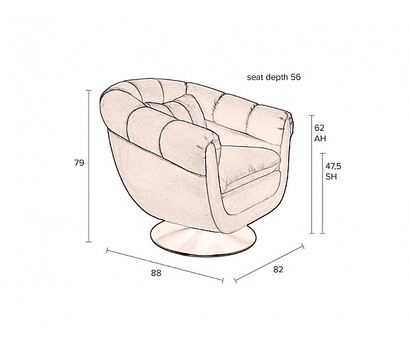 Member lounge chair