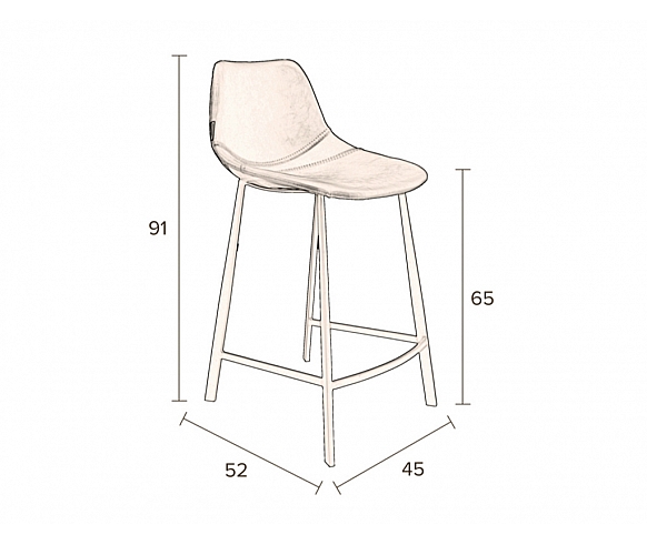 Franky counter stool